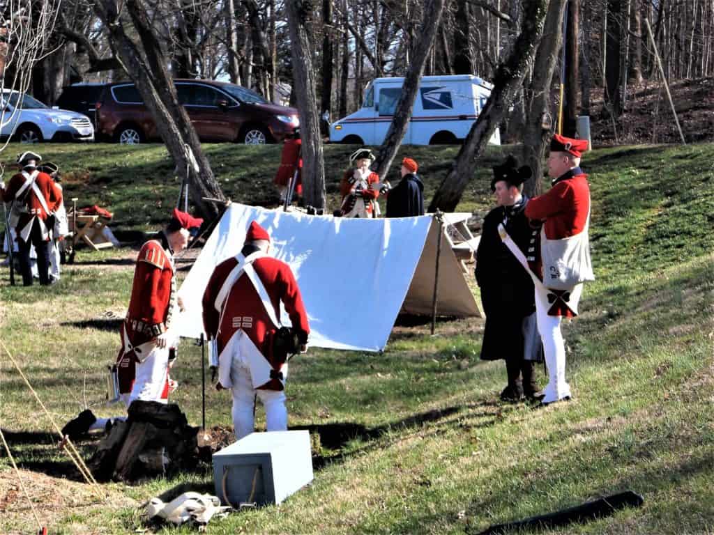 Revolutionary War encampment