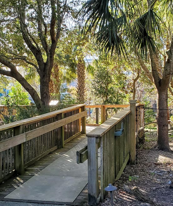 Trail outside NC Aquarium